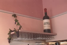 GIANT WINE BOTTLE FOR RINGS RESTAURANT, SAN FRANCISCO