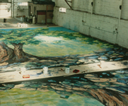 Sound Wing being Painted